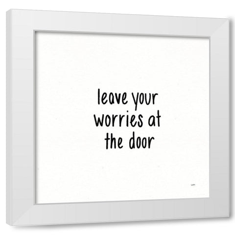 Beautiful Chaos V White Modern Wood Framed Art Print by York, Leah