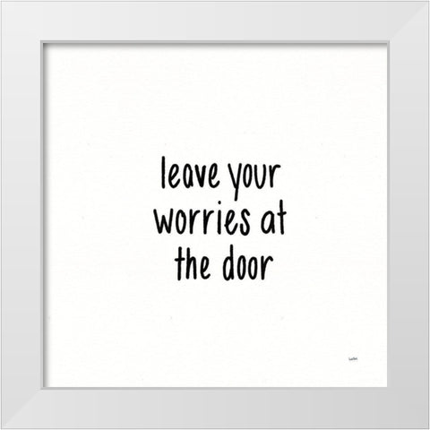 Beautiful Chaos V White Modern Wood Framed Art Print by York, Leah