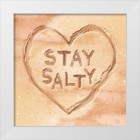 Ocean Breeze VIII White Modern Wood Framed Art Print by June, Dina