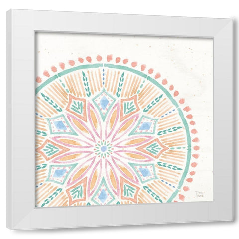 Ocean Breeze XII White Modern Wood Framed Art Print by June, Dina