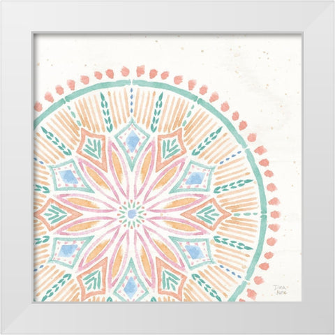 Ocean Breeze XII White Modern Wood Framed Art Print by June, Dina