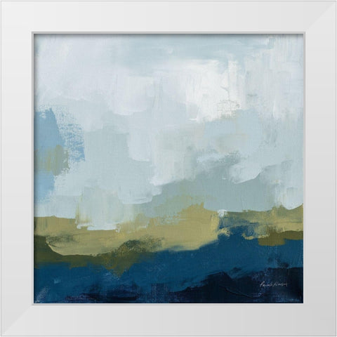 Peak White Modern Wood Framed Art Print by Munger, Pamela