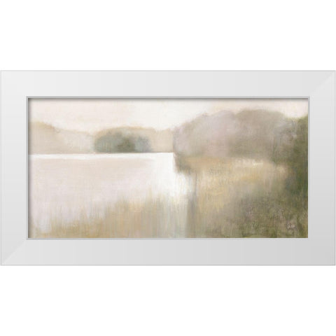 Solitude Meadows White Modern Wood Framed Art Print by Purinton, Julia