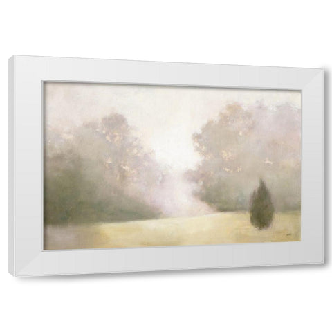 Near Oaks I White Modern Wood Framed Art Print by Purinton, Julia
