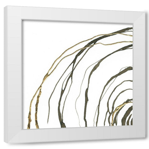 Not Quite Concentric I White Modern Wood Framed Art Print by Paschke, Chris