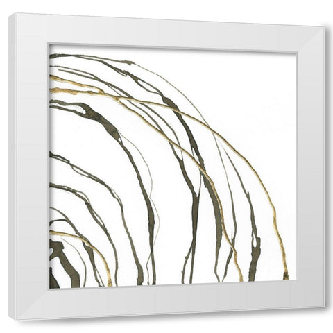 Not Quite Concentric II White Modern Wood Framed Art Print by Paschke, Chris