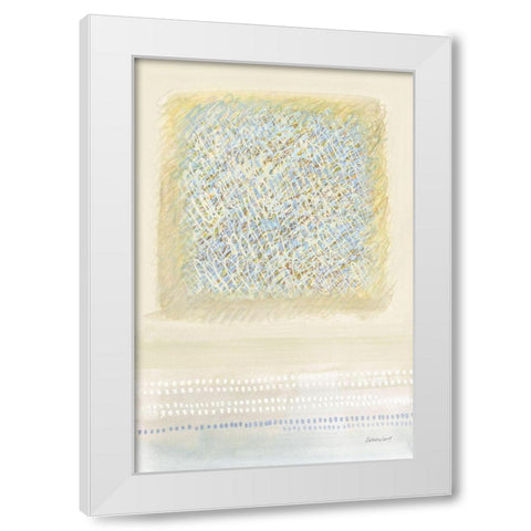 No Signal White Modern Wood Framed Art Print by Lovell, Kathrine