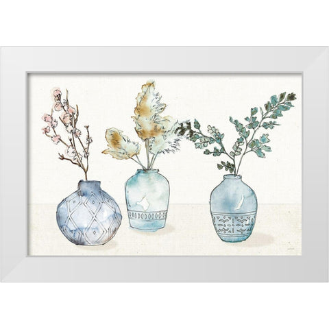 Fresh Farmhouse I Blue White Modern Wood Framed Art Print by Tavoletti, Anne