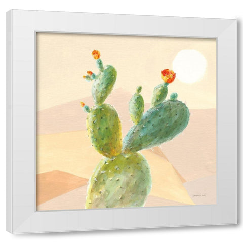 Desert Greenhouse IV White Modern Wood Framed Art Print by Nai, Danhui