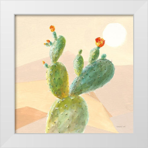 Desert Greenhouse IV White Modern Wood Framed Art Print by Nai, Danhui