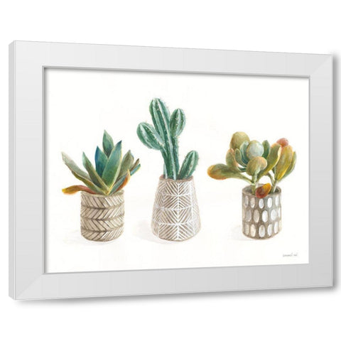 Desert Greenhouse VI White Modern Wood Framed Art Print by Nai, Danhui