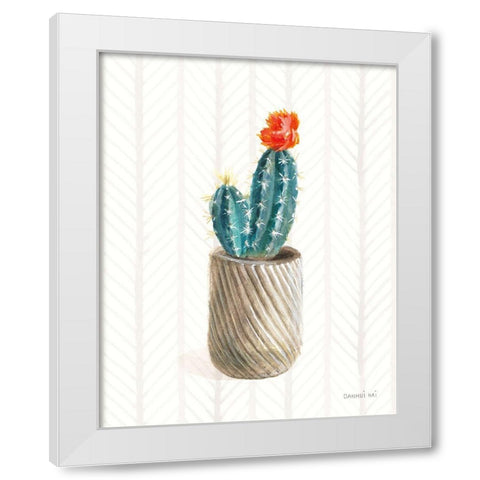 Desert Greenhouse XI White Modern Wood Framed Art Print by Nai, Danhui