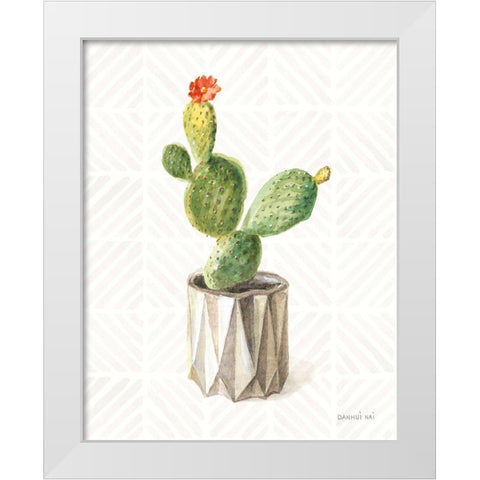 Desert Greenhouse XII White Modern Wood Framed Art Print by Nai, Danhui