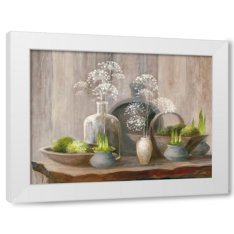 Rustic Elegance I White Modern Wood Framed Art Print by Purinton, Julia
