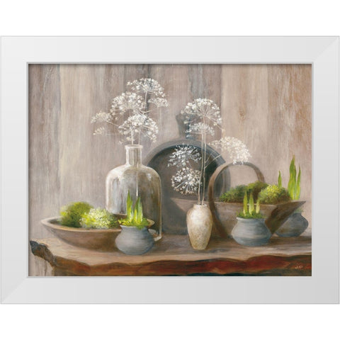 Rustic Elegance I White Modern Wood Framed Art Print by Purinton, Julia