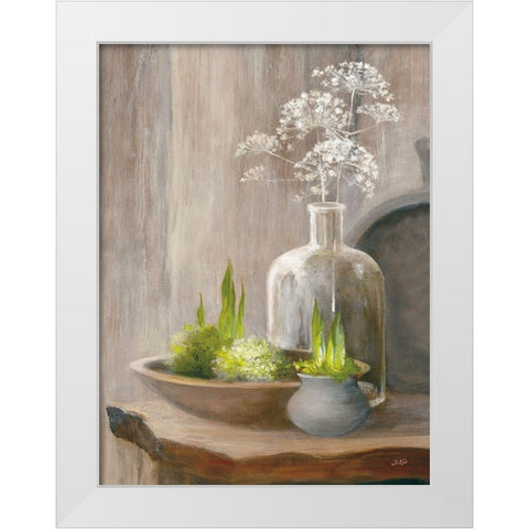 Rustic Elegance III White Modern Wood Framed Art Print by Purinton, Julia