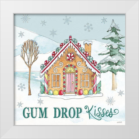 Holiday Trimmings III White Modern Wood Framed Art Print by Tavoletti, Anne