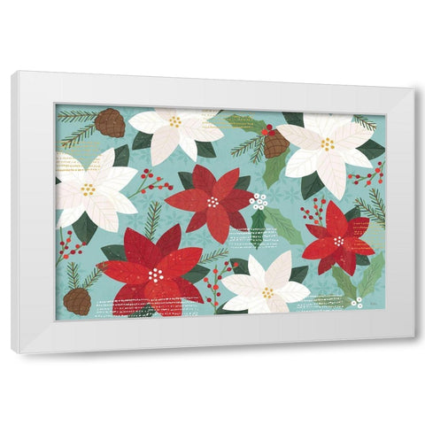 Mod Holiday I White Modern Wood Framed Art Print by Charron, Veronique