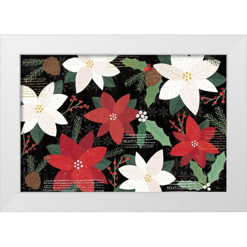 Mod Holiday I Dark White Modern Wood Framed Art Print by Charron, Veronique