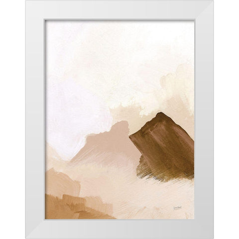 Memories Neutral White Modern Wood Framed Art Print by Mack, Lynn