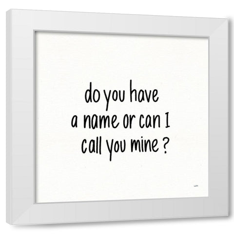 Pickup Lines VI White Modern Wood Framed Art Print by York, Leah