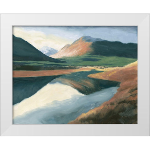 High North White Modern Wood Framed Art Print by Wiens, James