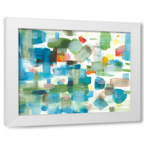 Life of Color II White Modern Wood Framed Art Print by Nai, Danhui