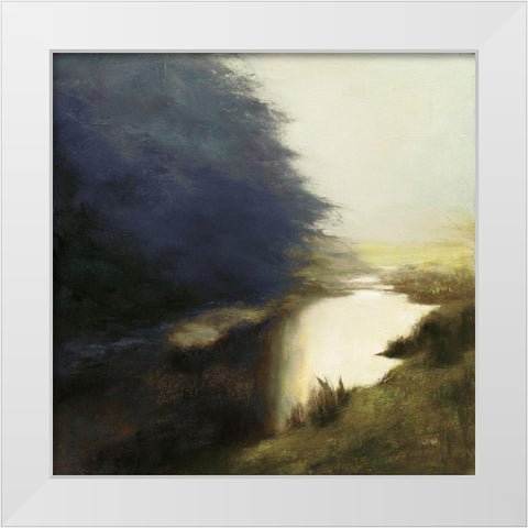 Spring Morning Dark White Modern Wood Framed Art Print by Purinton, Julia