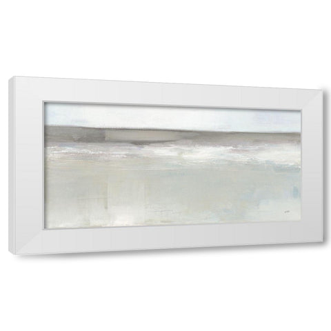 Crest of the Wave Gray White Modern Wood Framed Art Print by Purinton, Julia