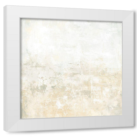Clay I Light Sq White Modern Wood Framed Art Print by Prahl, Courtney