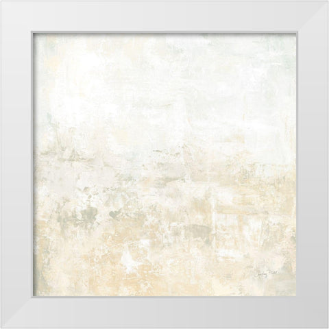 Clay I Light Sq White Modern Wood Framed Art Print by Prahl, Courtney