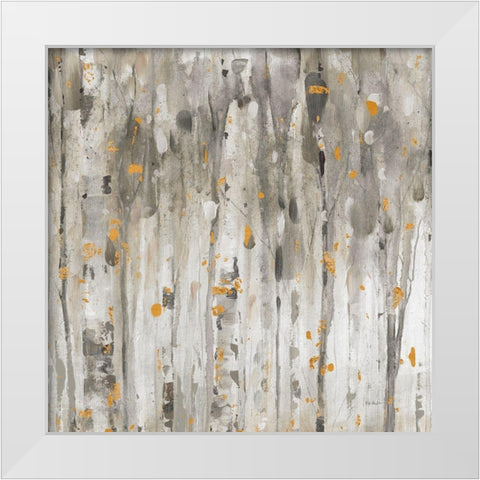 The Autumn Blaze Forest III White Modern Wood Framed Art Print by Audit, Lisa
