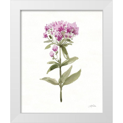 Flowers of the Wild II White Modern Wood Framed Art Print by Pete, Katrina