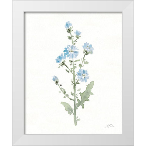 Flowers of the Wild III White Modern Wood Framed Art Print by Pete, Katrina