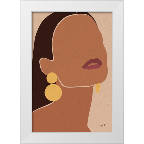 Summer Glow I White Modern Wood Framed Art Print by Hershey, Moira