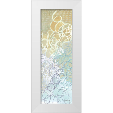 Ecstatic III White Modern Wood Framed Art Print by Lovell, Kathrine