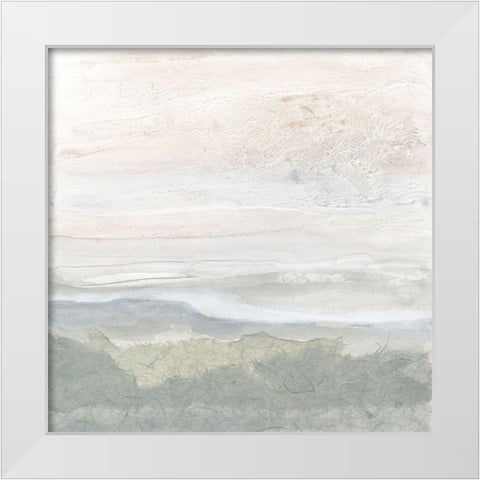 Beyond the Brush I White Modern Wood Framed Art Print by Paschke, Chris