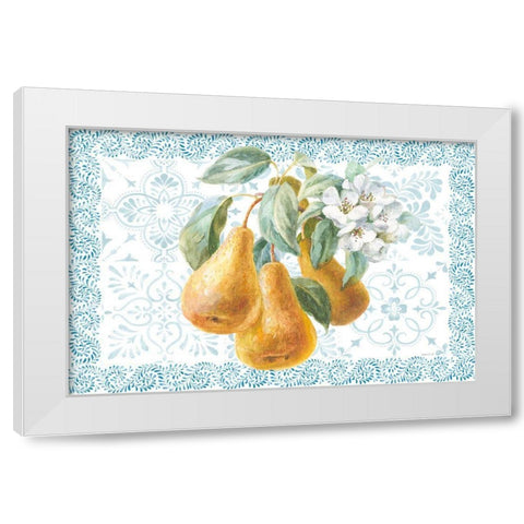 Blooming Orchard I White Modern Wood Framed Art Print by Nai, Danhui