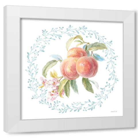 Blooming Orchard III White Modern Wood Framed Art Print by Nai, Danhui