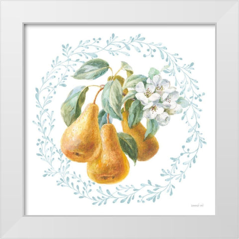 Blooming Orchard IV White Modern Wood Framed Art Print by Nai, Danhui