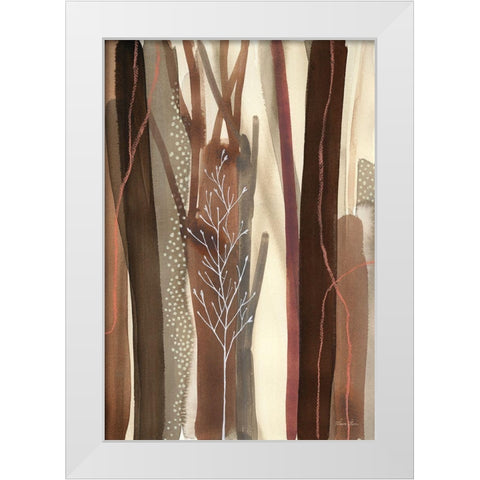 Woodland Awakening White Modern Wood Framed Art Print by Horn, Laura