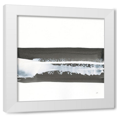 Plain and Simple I White Modern Wood Framed Art Print by Paschke, Chris