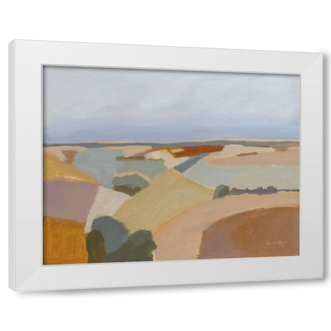 Western Slope White Modern Wood Framed Art Print by Munger, Pamela