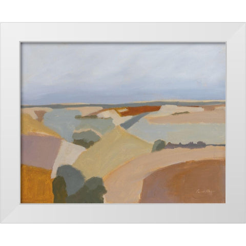 Western Slope White Modern Wood Framed Art Print by Munger, Pamela