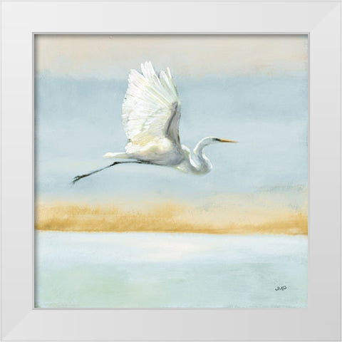 Flight Blue Sky White Modern Wood Framed Art Print by Purinton, Julia