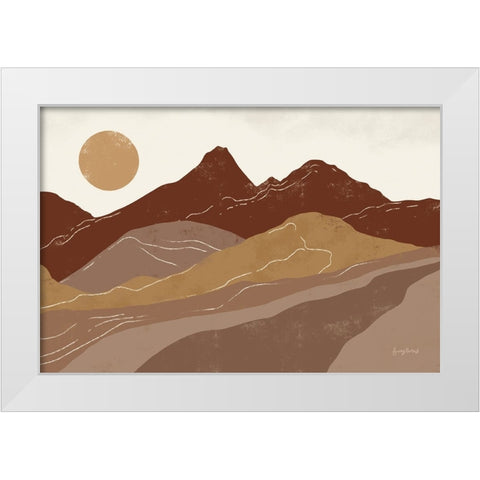 Peru Trails Neutral White Modern Wood Framed Art Print by Thorns, Becky