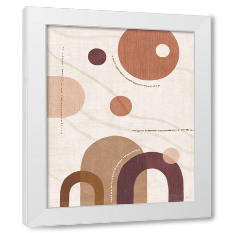 Soft Balance II White Modern Wood Framed Art Print by Charron, Veronique