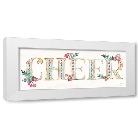 Holiday Sparkle IV White Modern Wood Framed Art Print by June, Dina