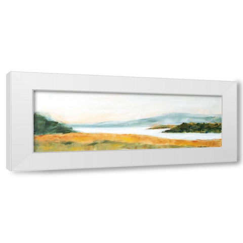 Secret River White Modern Wood Framed Art Print by Schlabach, Sue