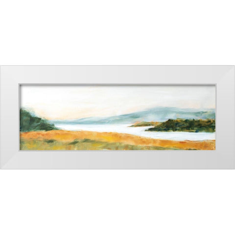 Secret River White Modern Wood Framed Art Print by Schlabach, Sue